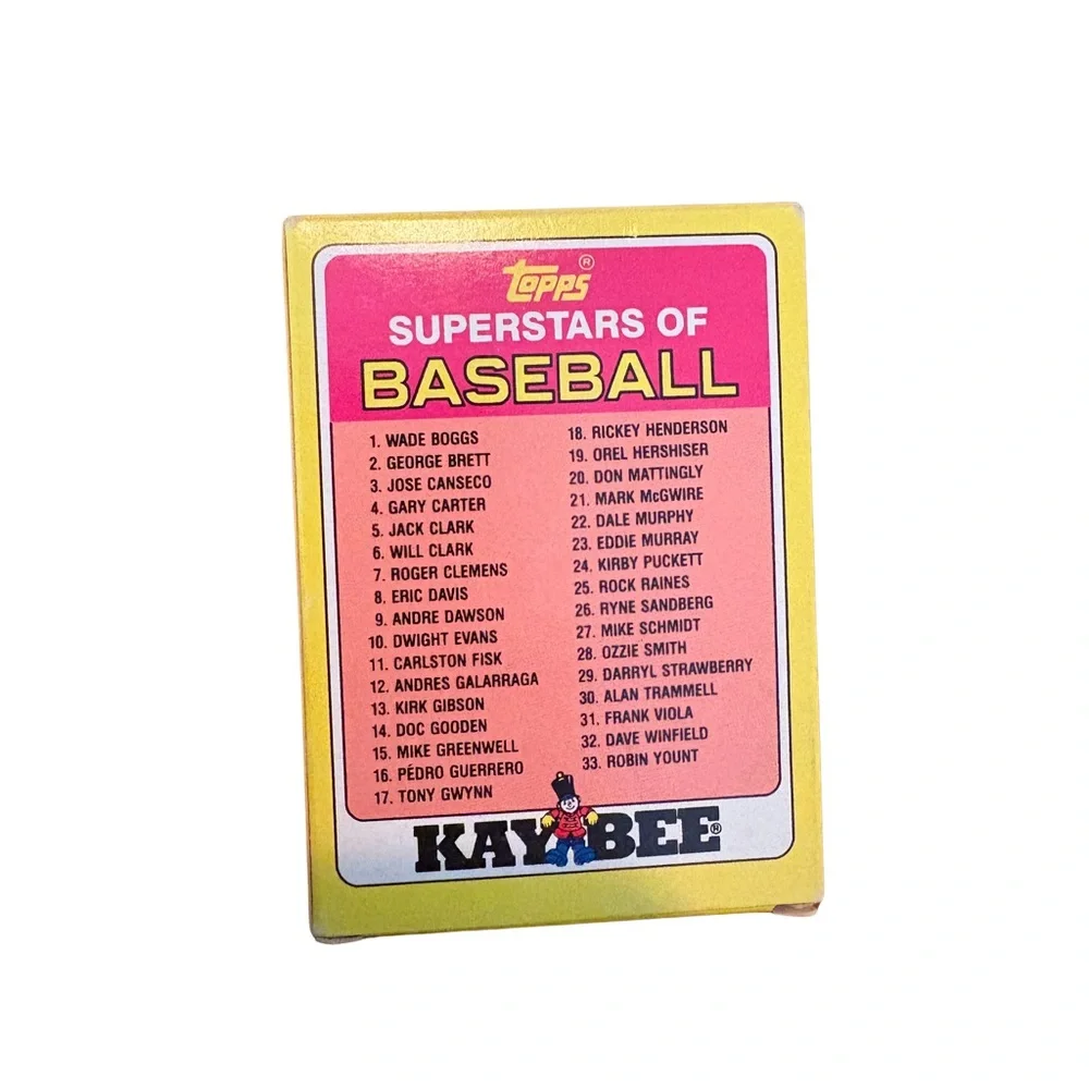 Kay Bee • Superstars of Baseball Photo‎ Cards (1989)